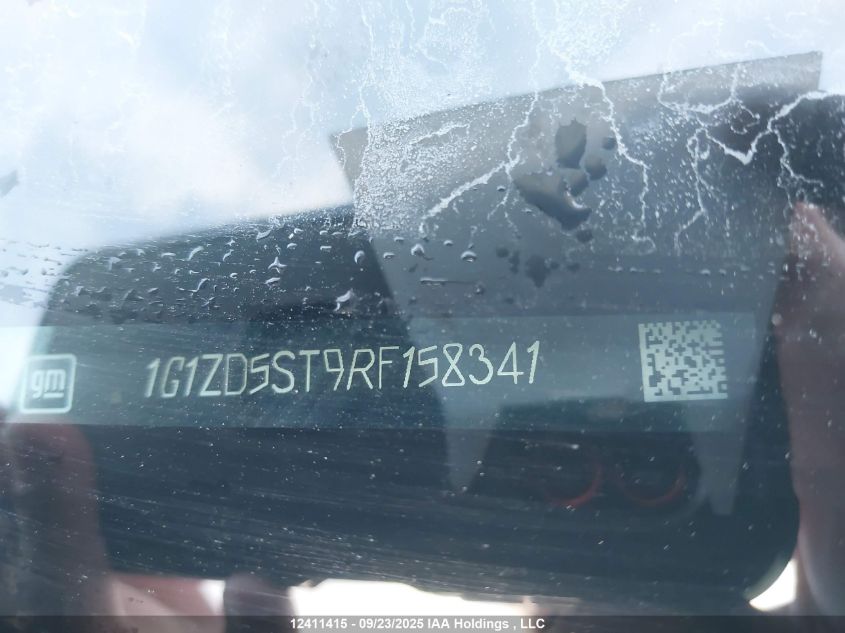 2024 Chevrolet Malibu 1Lt VIN: 1G1ZD5ST9RF158341 Lot: 12411415