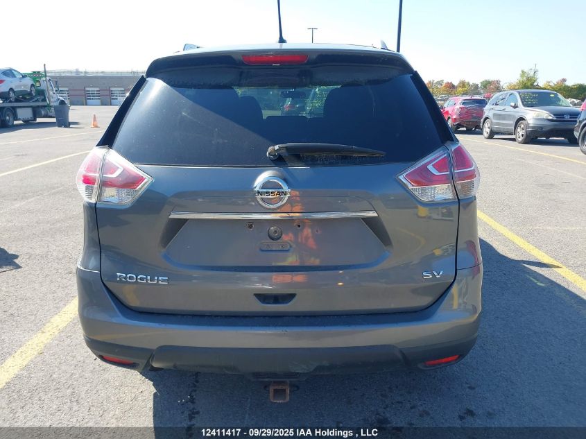 2016 Nissan Rogue S/Sv VIN: 5N1AT2MT0GC855829 Lot: 12411417