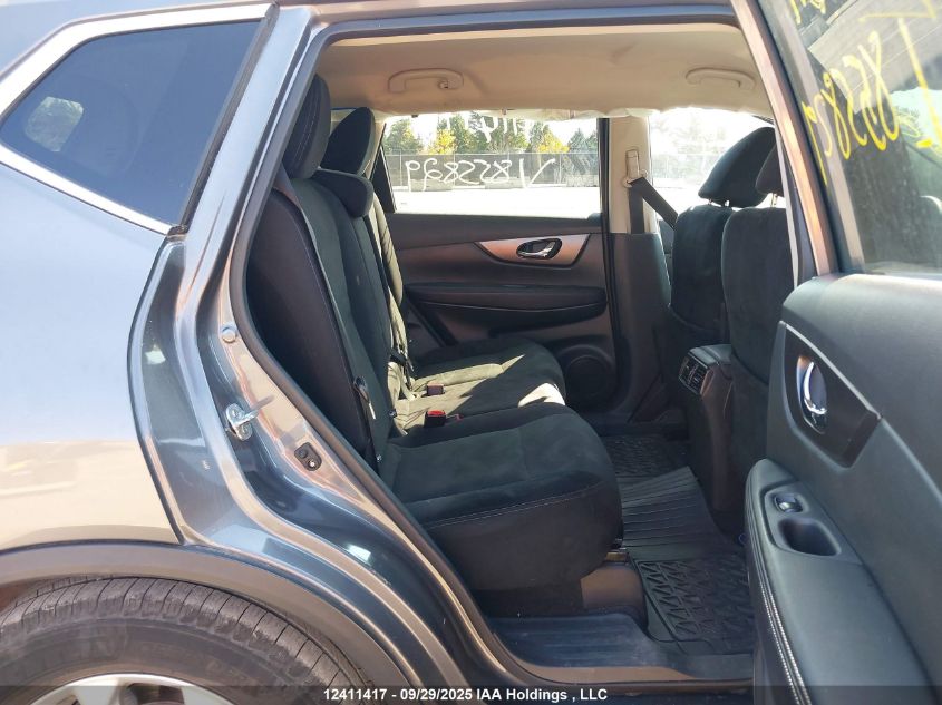 2016 Nissan Rogue S/Sv VIN: 5N1AT2MT0GC855829 Lot: 12411417