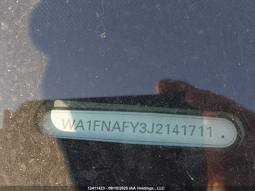 2018 Audi Q5 VIN: WA1FNAFY3J2141711 Lot: 12411423