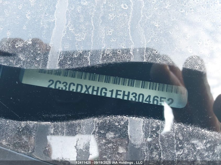 2014 Dodge Charger Sxt VIN: 2C3CDXHG1EH304652 Lot: 12411425