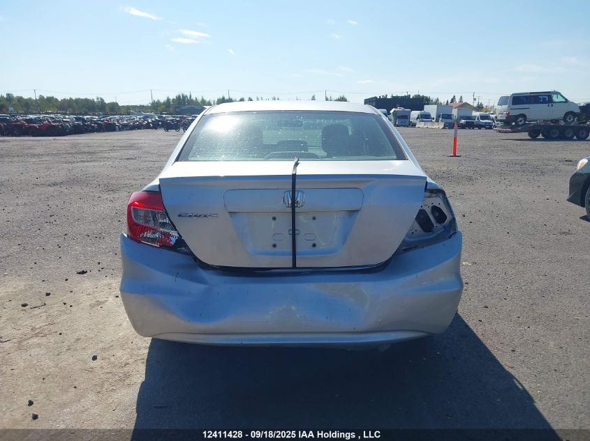 2012 Honda Civic Lx VIN: 2HGFB2E58CH012936 Lot: 12411428