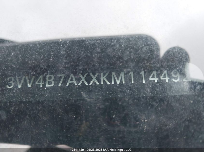 2019 Volkswagen Tiguan Sel Premium/Sel Premium R-Line VIN: 3VV4B7AXXKM114492 Lot: 12411429