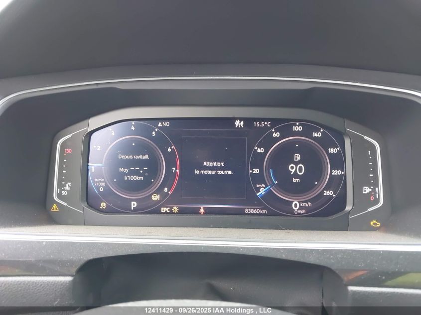 2019 Volkswagen Tiguan Sel Premium/Sel Premium R-Line VIN: 3VV4B7AXXKM114492 Lot: 12411429