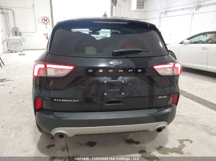 2022 Ford Escape Titanium VIN: 1FMCU9J95NUA55820 Lot: 12411435