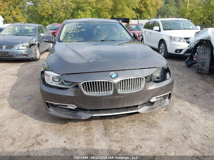 2014 BMW 3 Series VIN: WBA3B3C5XEJ977841 Lot: 12411454