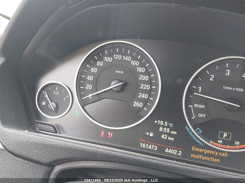 2014 BMW 3 Series VIN: WBA3B3C5XEJ977841 Lot: 12411454