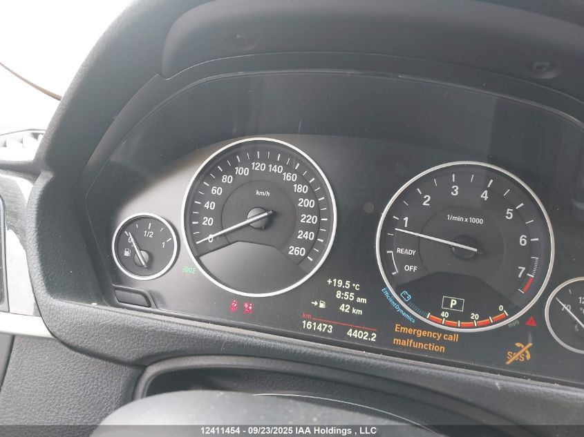 2014 BMW 3 Series VIN: WBA3B3C5XEJ977841 Lot: 12411454