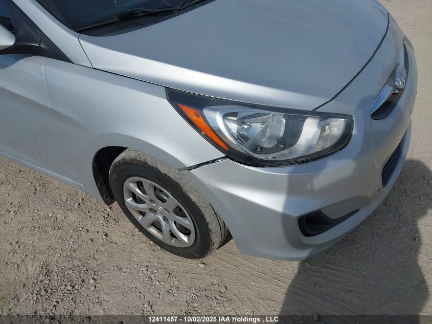 2014 Hyundai Accent Gls/Gs VIN: KMHCT5AE8EU172459 Lot: 12411457