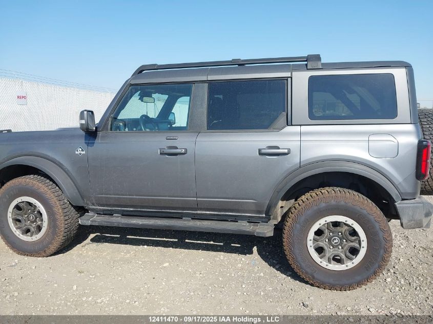 2023 Ford Bronco Big Bend/Black Diamond/Outer Banks/Badlands/Wildtrak/Everglades VIN: 1FMEE5DPXPLB42582 Lot: 12411470
