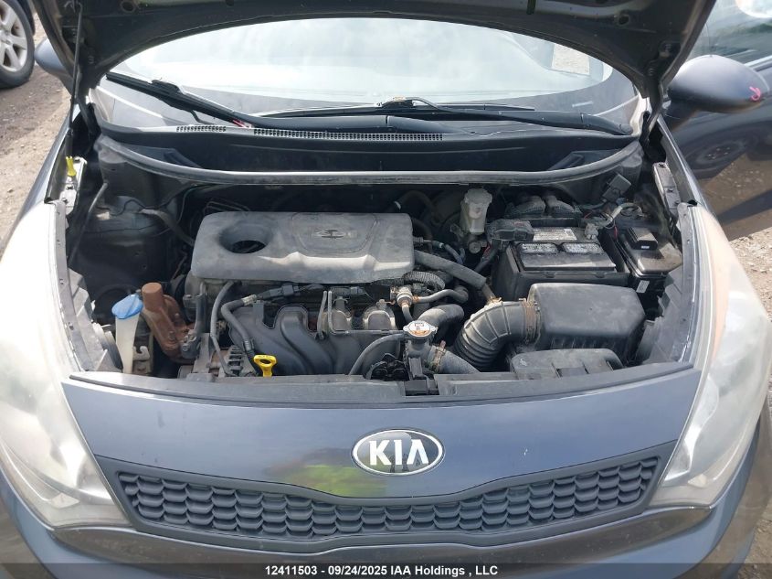 2016 Kia Rio Ex/Ex+ W/Sunroof/Lx/Lx+/Lx+ Eco/Sx VIN: KNADM5A38G6559179 Lot: 12411503