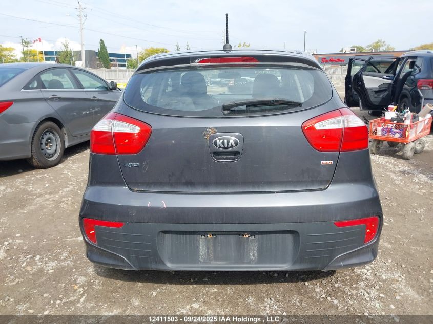 2016 Kia Rio Ex/Ex+ W/Sunroof/Lx/Lx+/Lx+ Eco/Sx VIN: KNADM5A38G6559179 Lot: 12411503