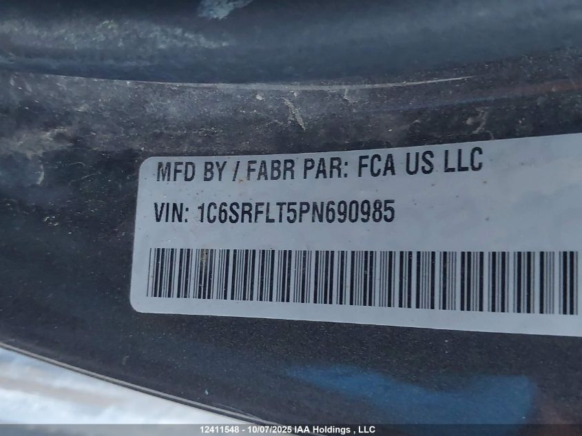 2023 Ram 1500 Rebel VIN: 1C6SRFLT5PN690985 Lot: 12411548