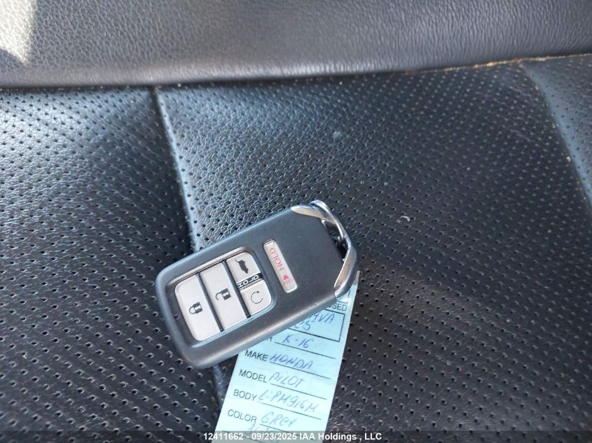 2018 Honda Pilot Touring VIN: 5FNYF6H98JB502040 Lot: 12411662