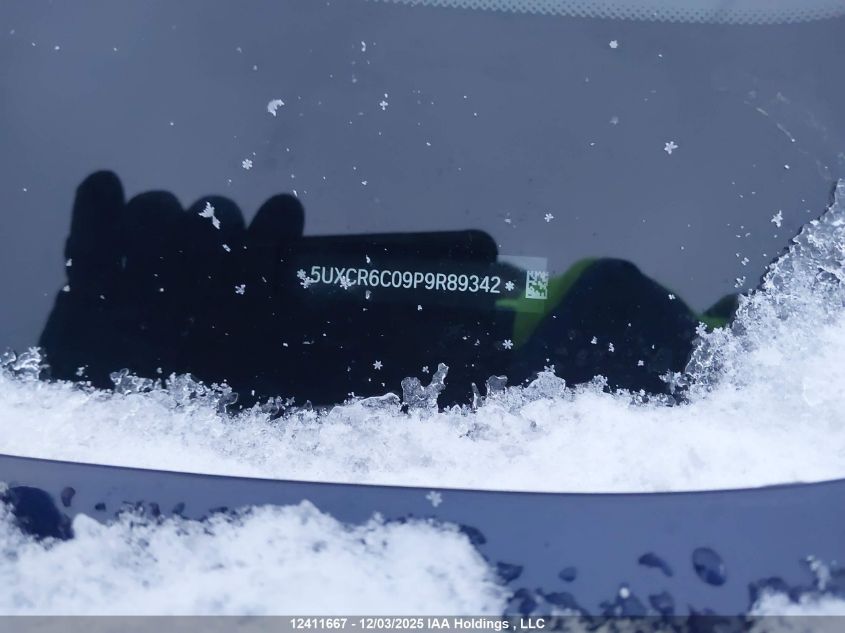 2023 BMW X5 xDrive40I VIN: 5UXCR6C09P9R89342 Lot: 12411667