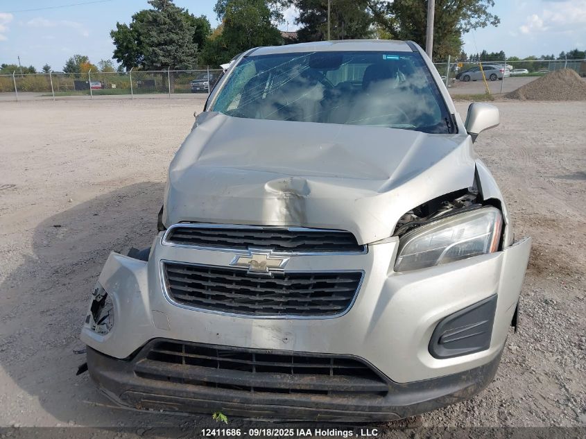 2015 Chevrolet Trax Ls VIN: 3GNCJKSB5FL159670 Lot: 12411686