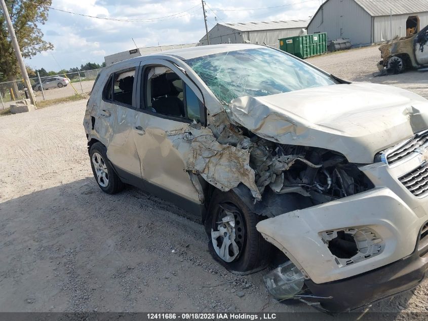 2015 Chevrolet Trax Ls VIN: 3GNCJKSB5FL159670 Lot: 12411686