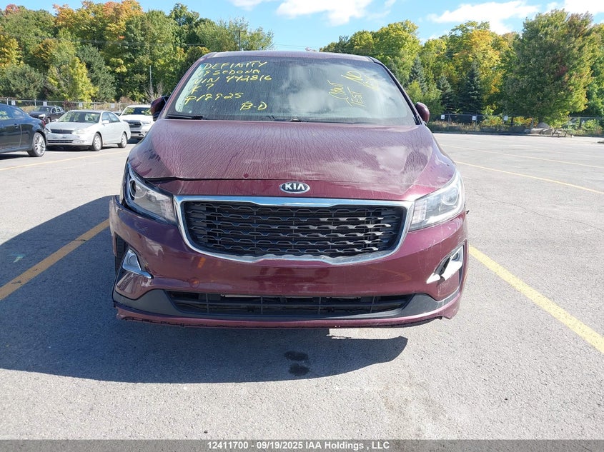 2019 Kia Sedona Ex/Sx VIN: KNDMC5C15K6442816 Lot: 12411700