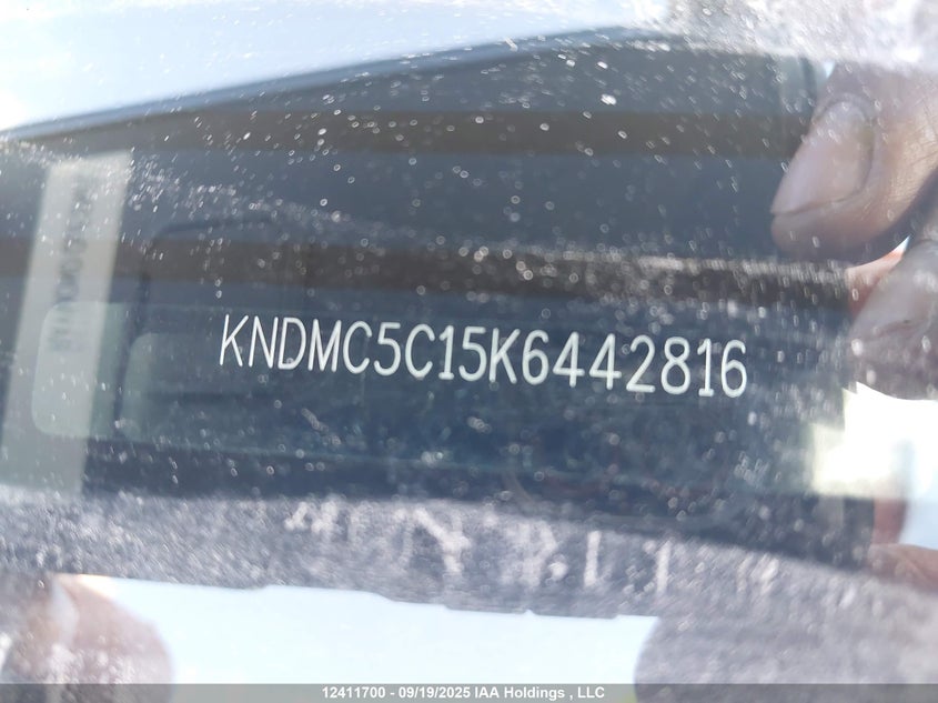 2019 Kia Sedona Ex/Sx VIN: KNDMC5C15K6442816 Lot: 12411700
