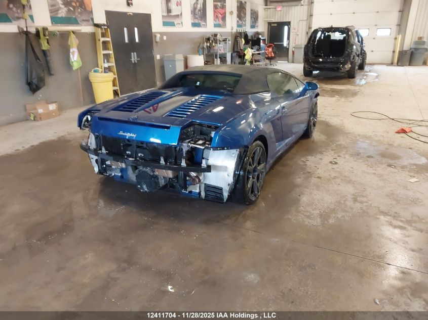 ZHWGU22T27LA05158 2007 LAMBORGHINI GALLARDO photo no. 4