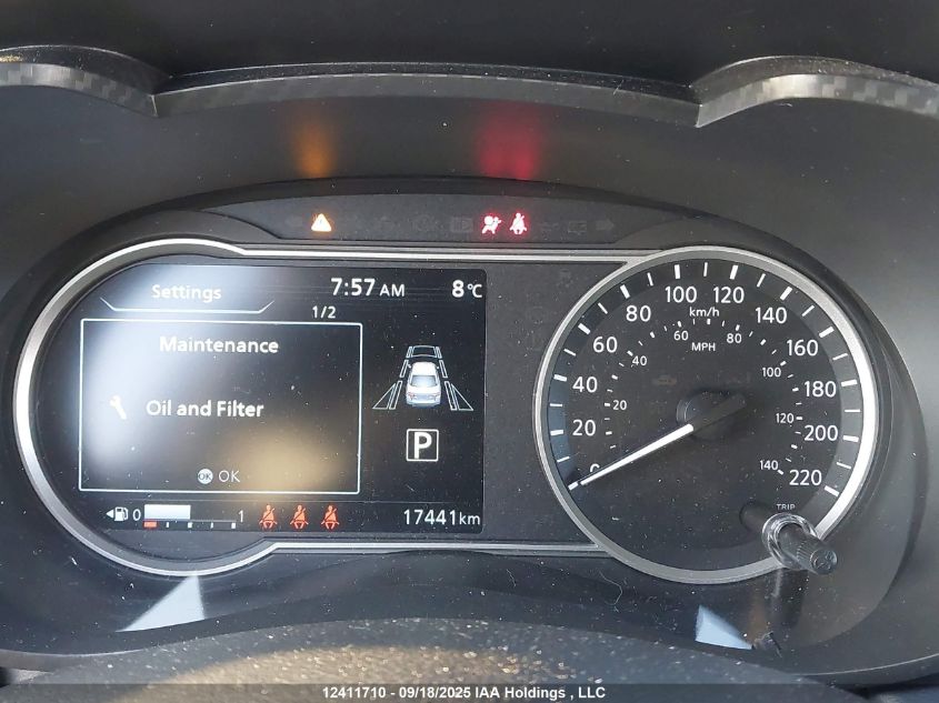 2025 Nissan Versa Sv VIN: 3N1CN8EVXSL840104 Lot: 12411710