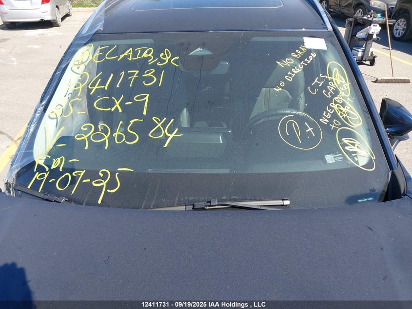 2025 Mazda Cx-9 VIN: JM3KKCHD7S1226584 Lot: 12411731