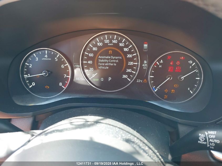 2025 Mazda Cx-9 VIN: JM3KKCHD7S1226584 Lot: 12411731