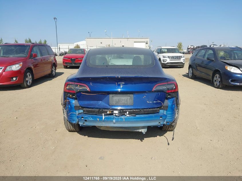 2022 Tesla Model 3 Long Range VIN: 5YJ3E1EB0NF260342 Lot: 12411765