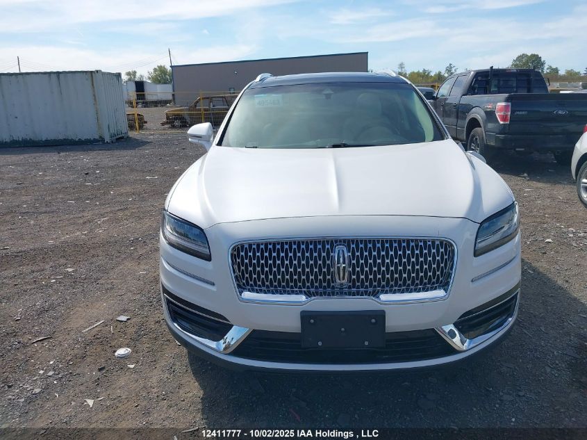 2019 Lincoln Nautilus Reserve VIN: 2LMPJ8L95KBL59155 Lot: 12411777