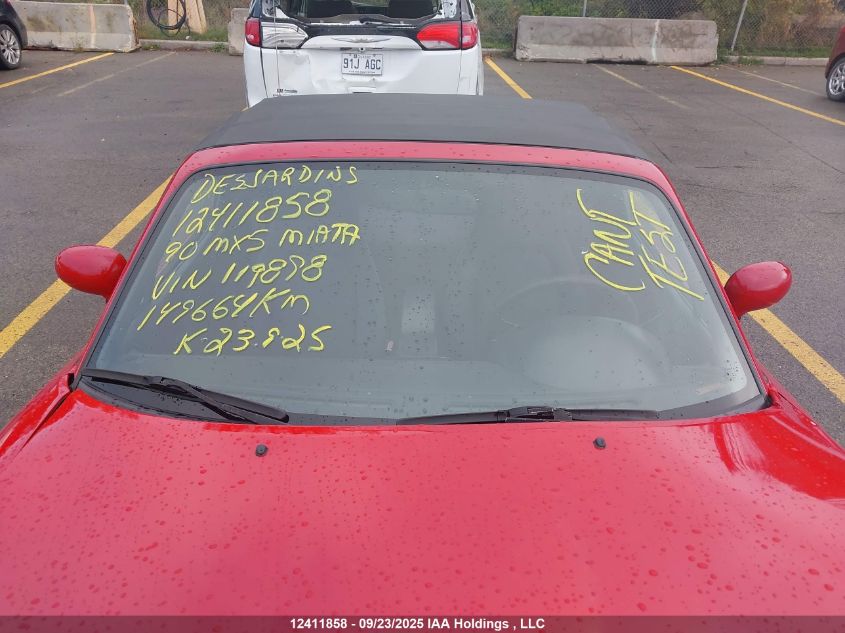 1990 Mazda Mx-5 Miata VIN: JM1NA3526L0119898 Lot: 12411858