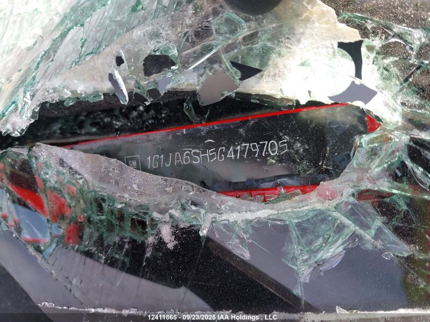 2016 Chevrolet Sonic Ls Auto VIN: 1G1JA6SH5G4179705 Lot: 12411865