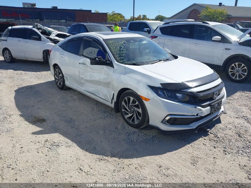 2020 Honda Civic Ex 4Dr VIN: 2HGFC2F74LH006161 Lot: 12411895