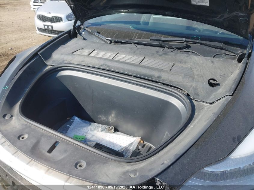 2022 Tesla Model Y Long Range VIN: 7SAYGDEE9NF494073 Lot: 12411896