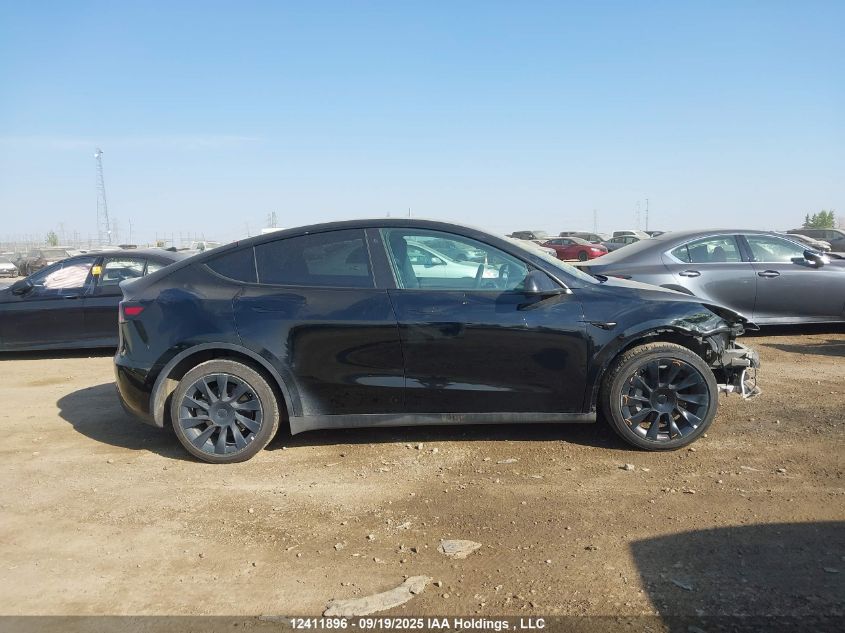 2022 Tesla Model Y Long Range VIN: 7SAYGDEE9NF494073 Lot: 12411896