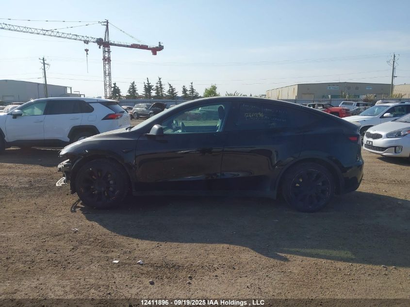 2022 Tesla Model Y Long Range VIN: 7SAYGDEE9NF494073 Lot: 12411896