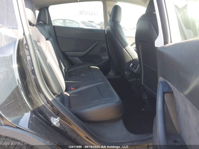 2022 Tesla Model Y Long Range VIN: 7SAYGDEE9NF494073 Lot: 12411896