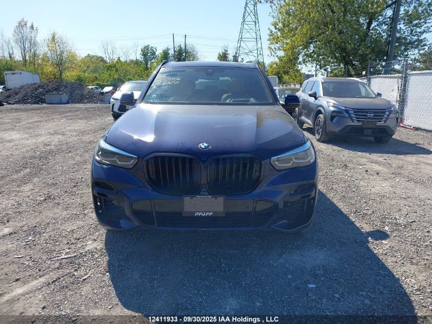 2022 BMW X5 xDrive40I VIN: 5UXCR6C0XN9L54336 Lot: 12411933