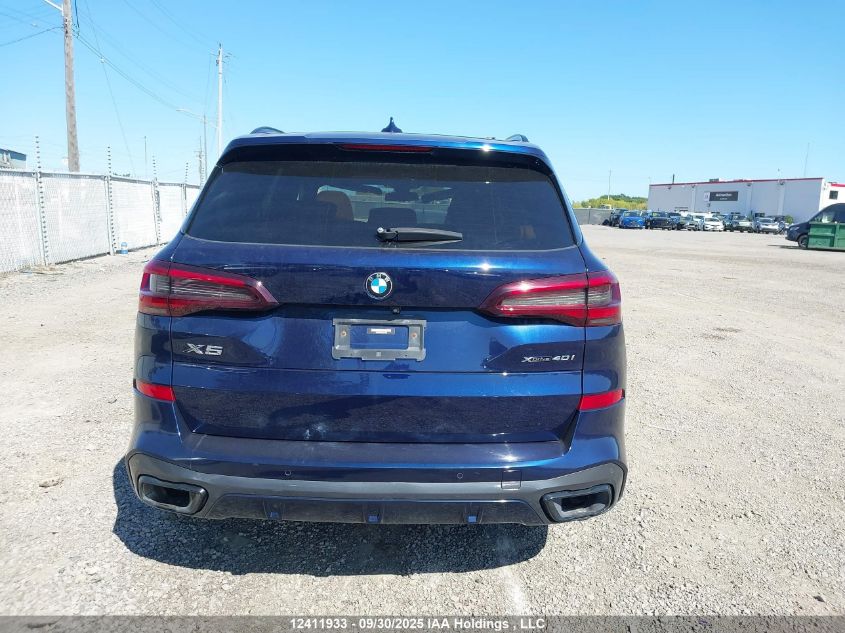 2022 BMW X5 xDrive40I VIN: 5UXCR6C0XN9L54336 Lot: 12411933