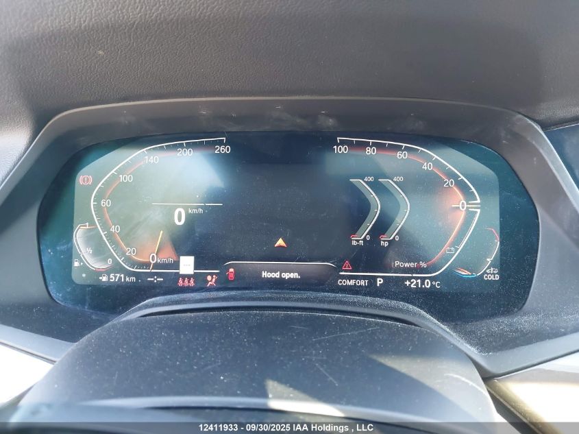 2022 BMW X5 xDrive40I VIN: 5UXCR6C0XN9L54336 Lot: 12411933