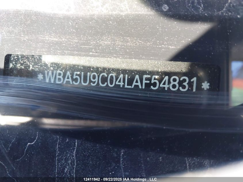 2020 BMW M340Xi VIN: WBA5U9C04LAF54831 Lot: 12411942