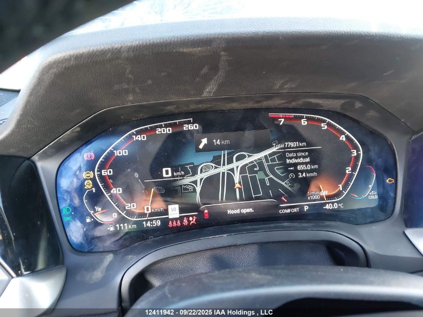 2020 BMW M340Xi VIN: WBA5U9C04LAF54831 Lot: 12411942