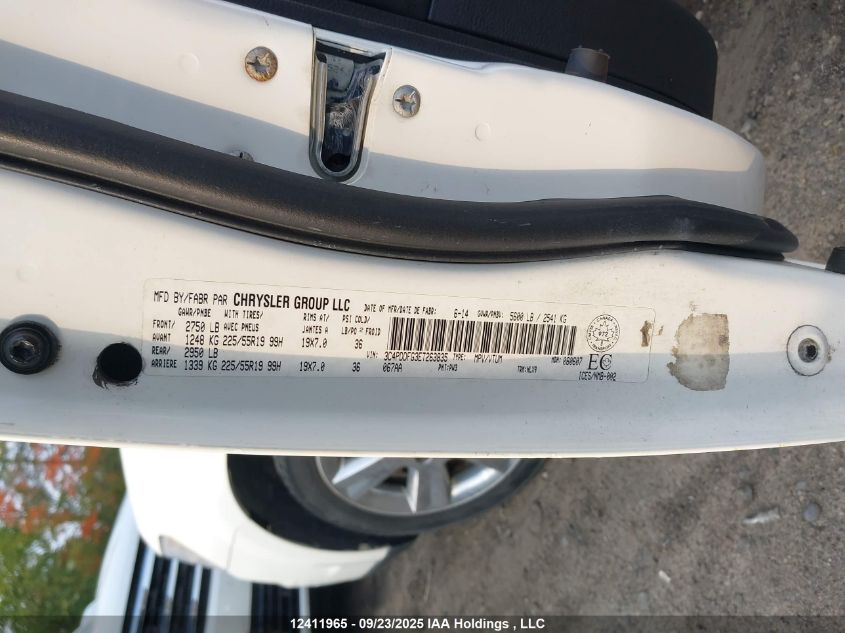 2014 Dodge Journey VIN: 3C4PDDFG3ET263835 Lot: 12411965