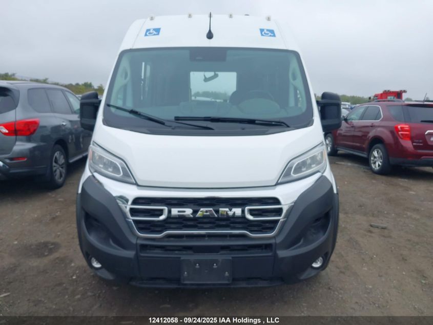 2023 Ram Promaster 3500 3500 High VIN: 3C6MRVUG9PE523389 Lot: 12412058