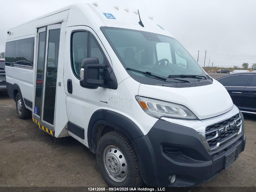 2023 Ram Promaster 3500 3500 High VIN: 3C6MRVUG9PE523389 Lot: 12412058