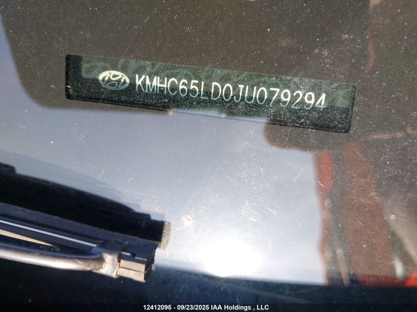 2018 Hyundai Ioniq VIN: KMHC65LD0JU079294 Lot: 12412095
