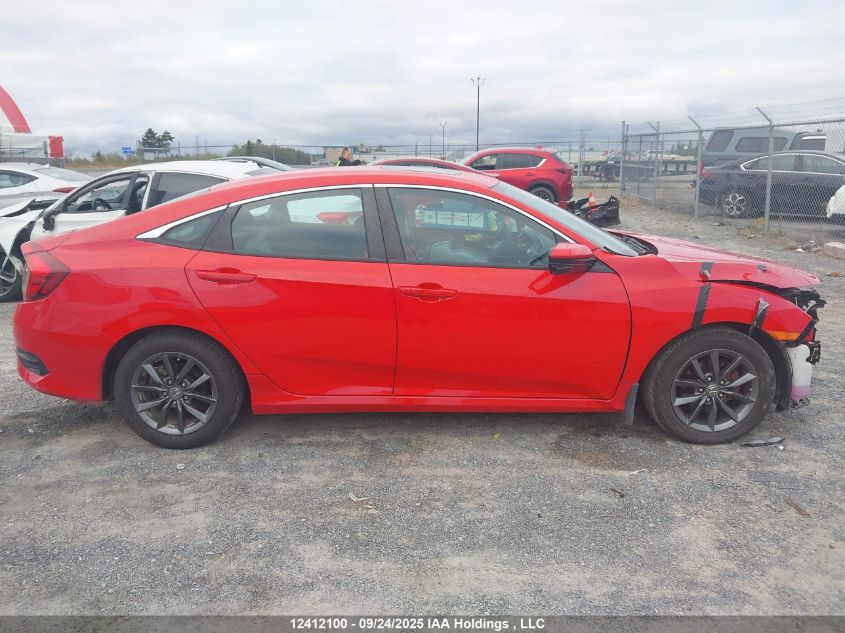 2021 Honda Civic Ex 4Dr VIN: 2HGFC2F76MH002002 Lot: 12412100