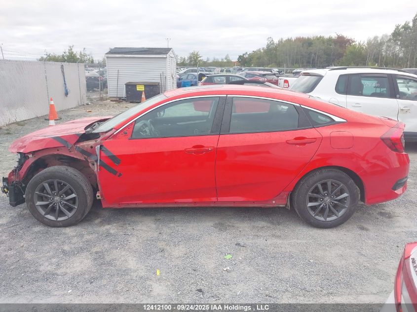 2021 Honda Civic Ex 4Dr VIN: 2HGFC2F76MH002002 Lot: 12412100