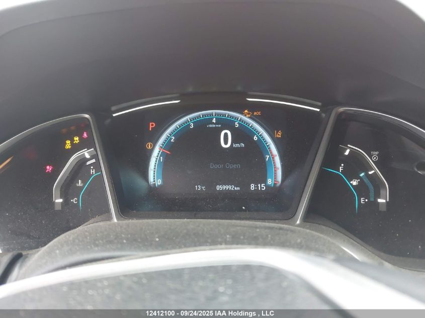 2021 Honda Civic Ex 4Dr VIN: 2HGFC2F76MH002002 Lot: 12412100