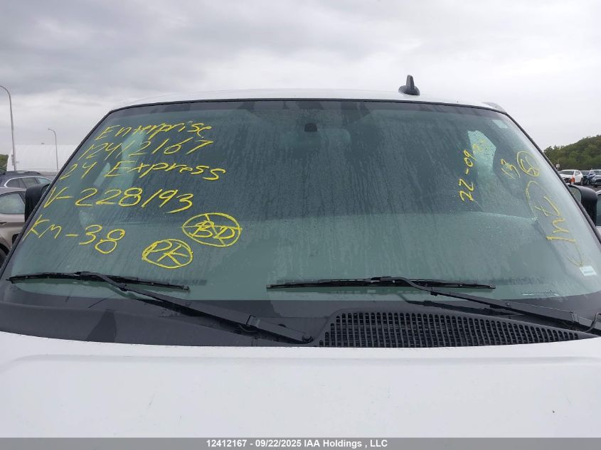 2024 Chevrolet Express G2500 VIN: 1GCWGBFP6R1228193 Lot: 12412167