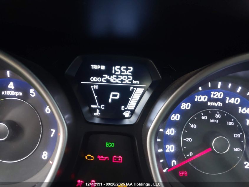 2013 Hyundai Elantra Gl VIN: 5NPDH4AE1DH335708 Lot: 12412191